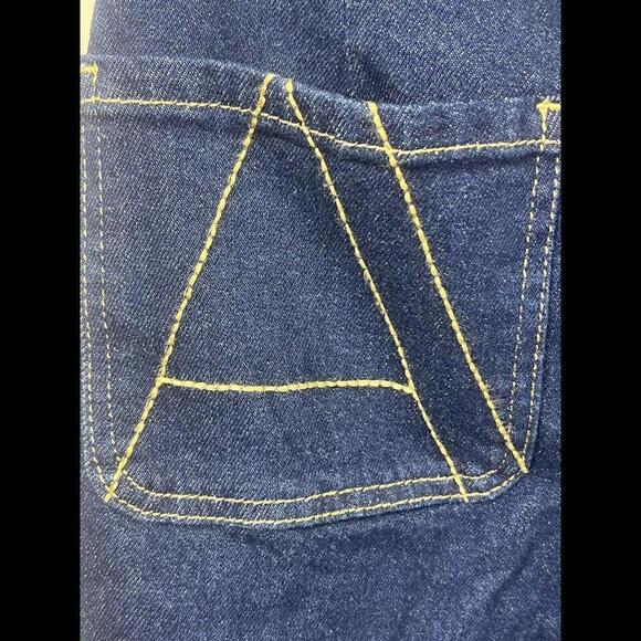 TWINSET Actitude 221AT2303 Women's‎ Straight Leg Jeans with fold Size 26 NWOT - Picture 5 of 7